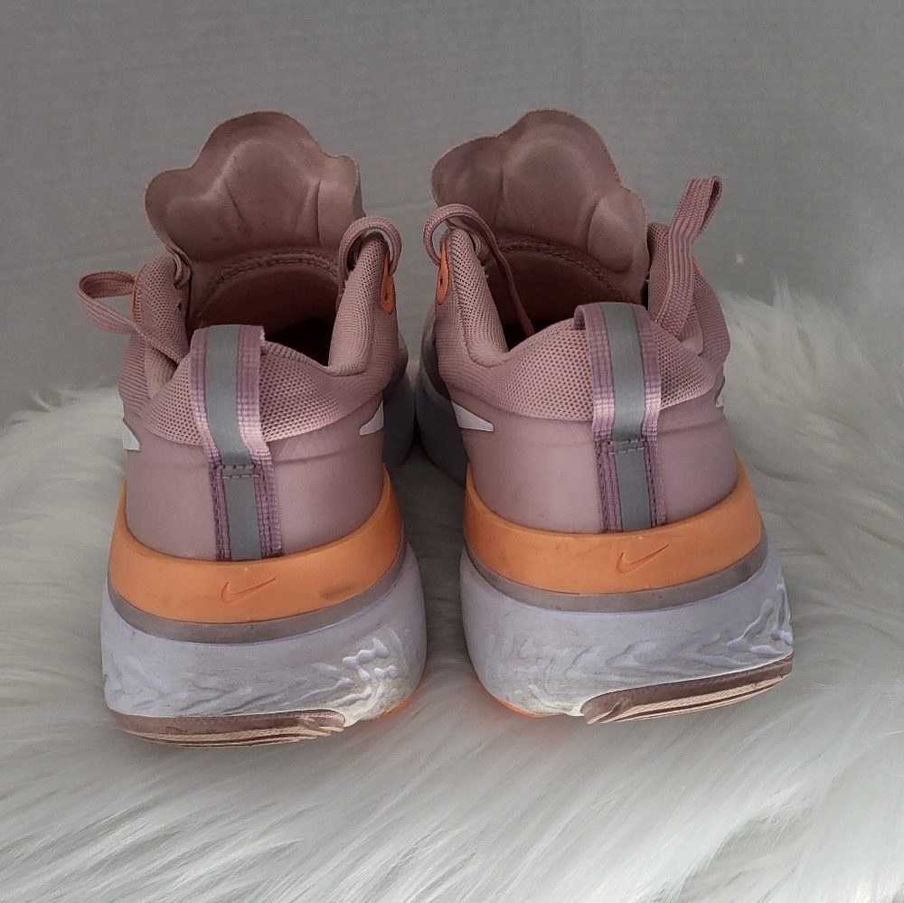 Nike Women's Pink and Orange Sneakers, Size - Picture 5 of 7